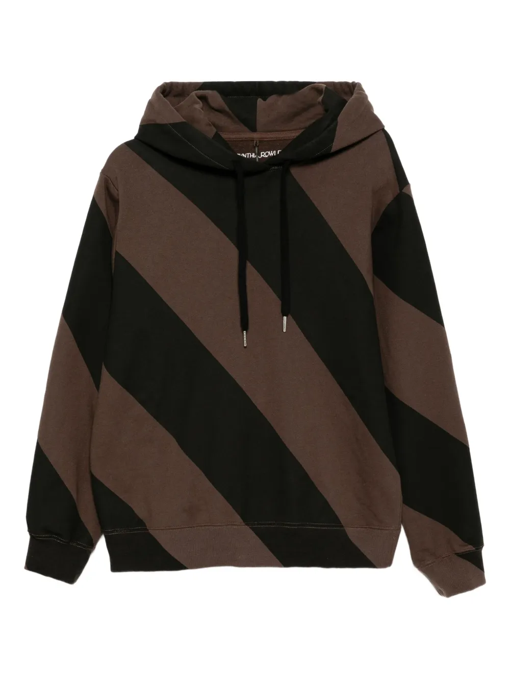 Cynthia Rowley Drew striped hoodie | Brown | Image 1