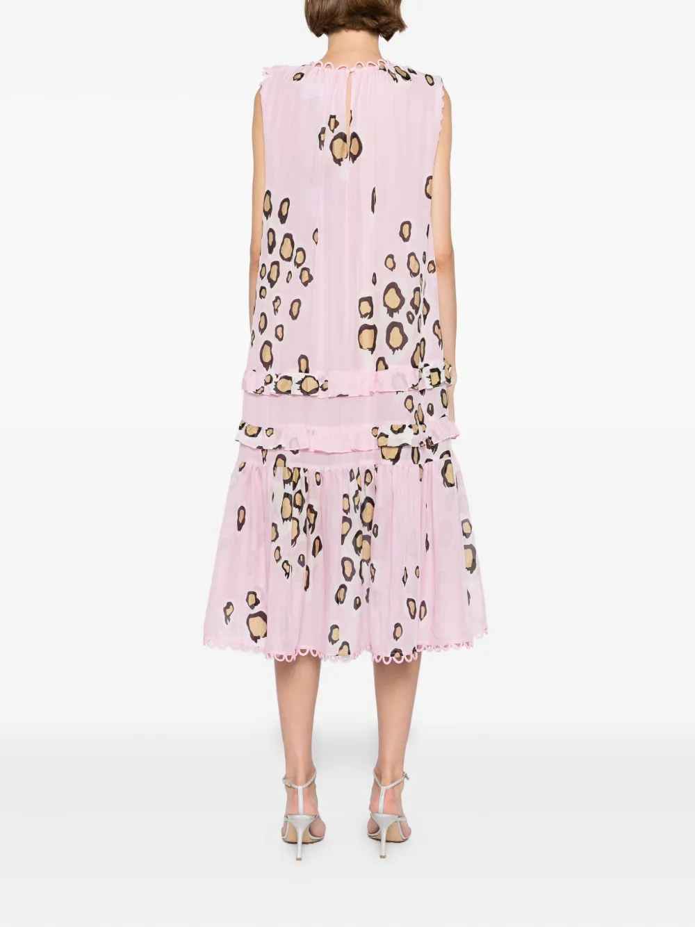 Cynthia Rowley Amalfi jurk Roze