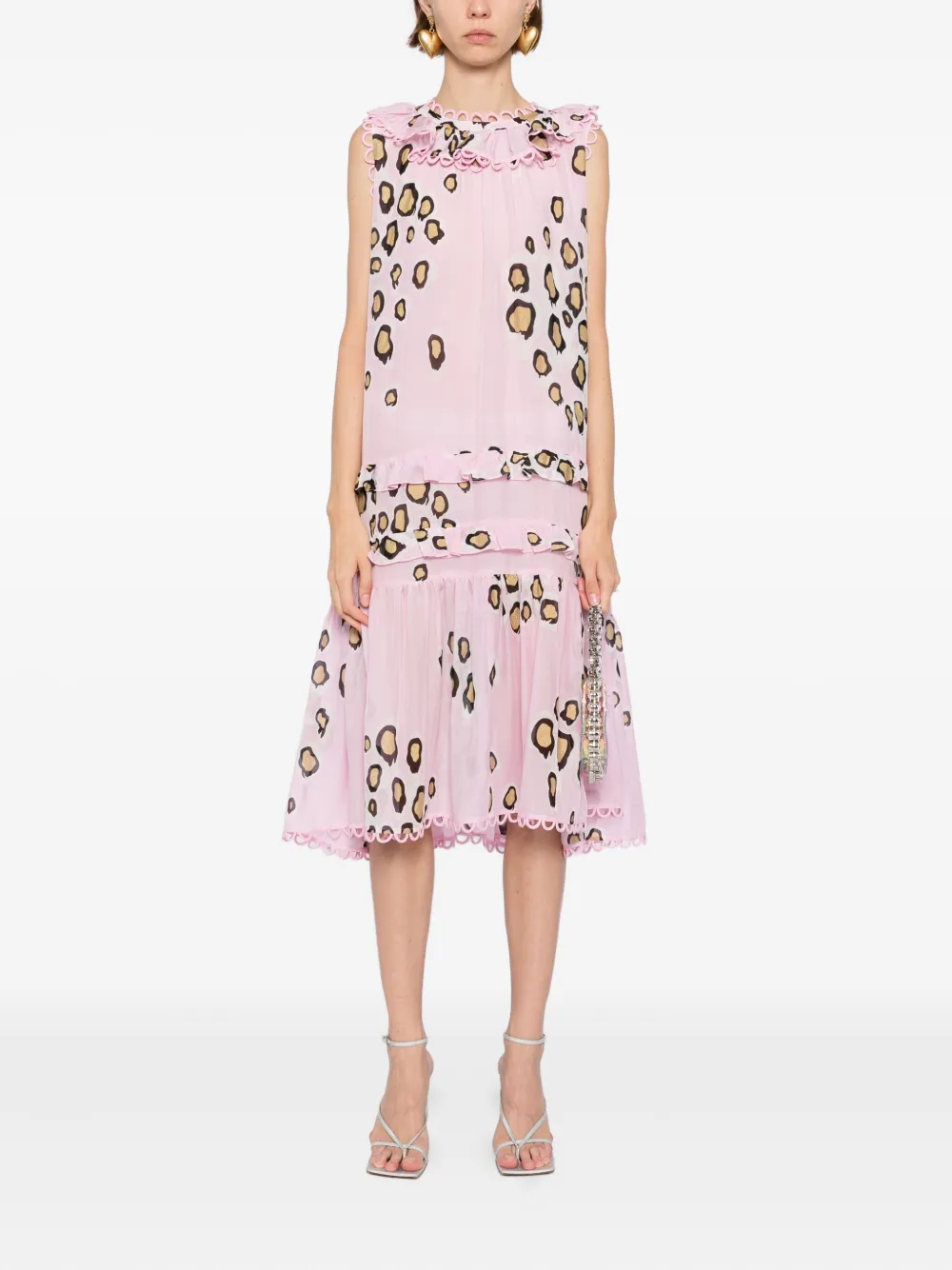 Cynthia Rowley Amalfi jurk - Roze