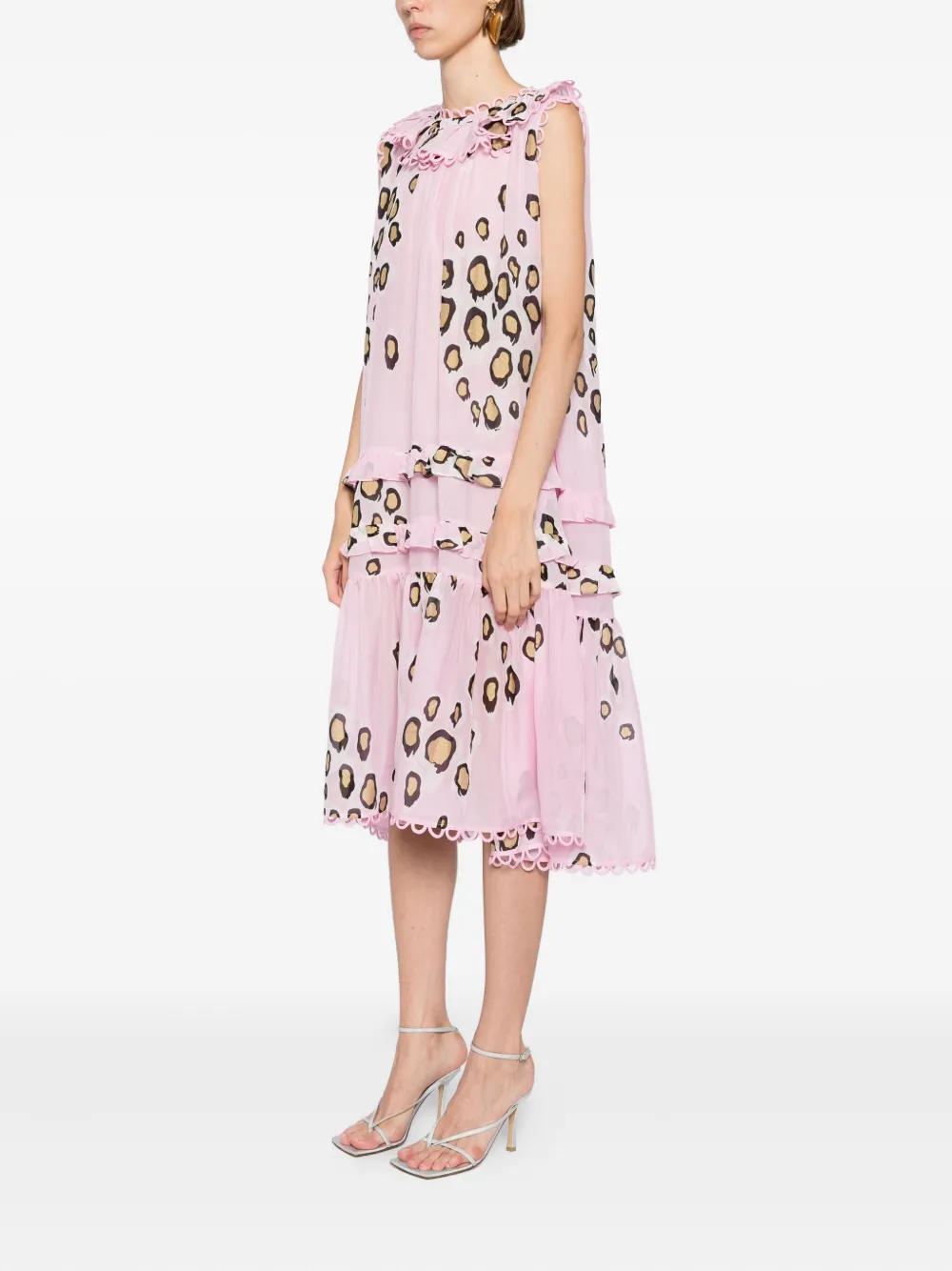 Cynthia Rowley Amalfi jurk Roze