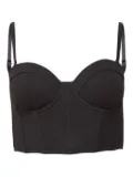 Fleur Du Mal Hamptons bustier top - Black