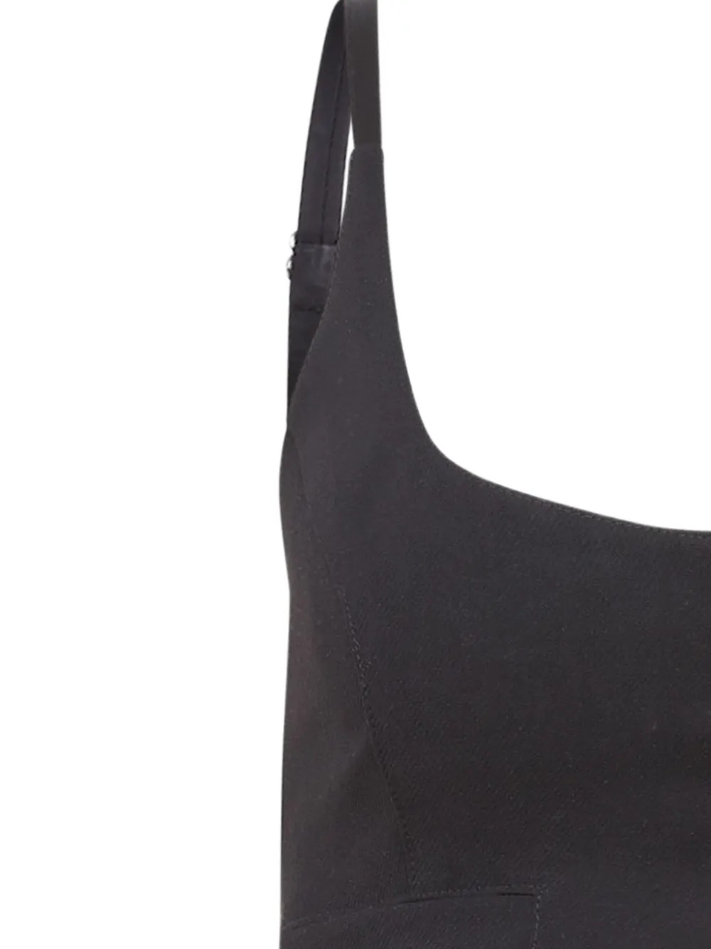 Fleur Du Mal Maxwell Button-fastening Vest In Black
