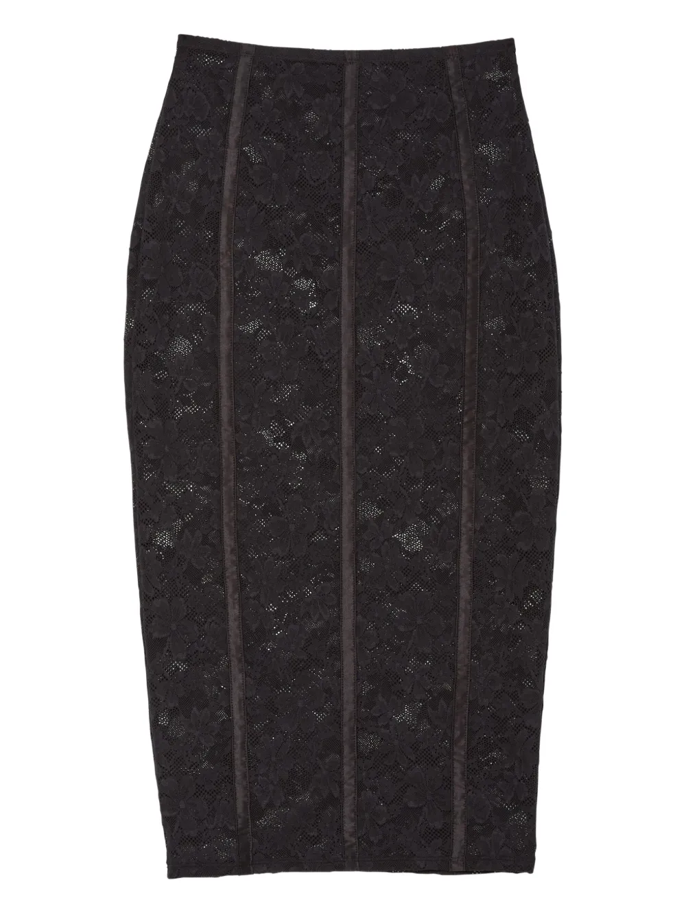 Fleur Du Mal falda lápiz de encaje | negro | Image 1