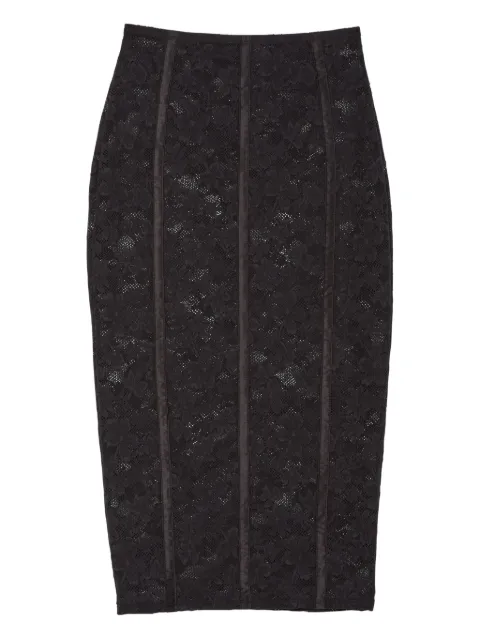 Fleur Du Mal Le Strech lace panelled skirt
