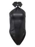 Fleur Du Mal Harley classic-collar bodysuit - Black