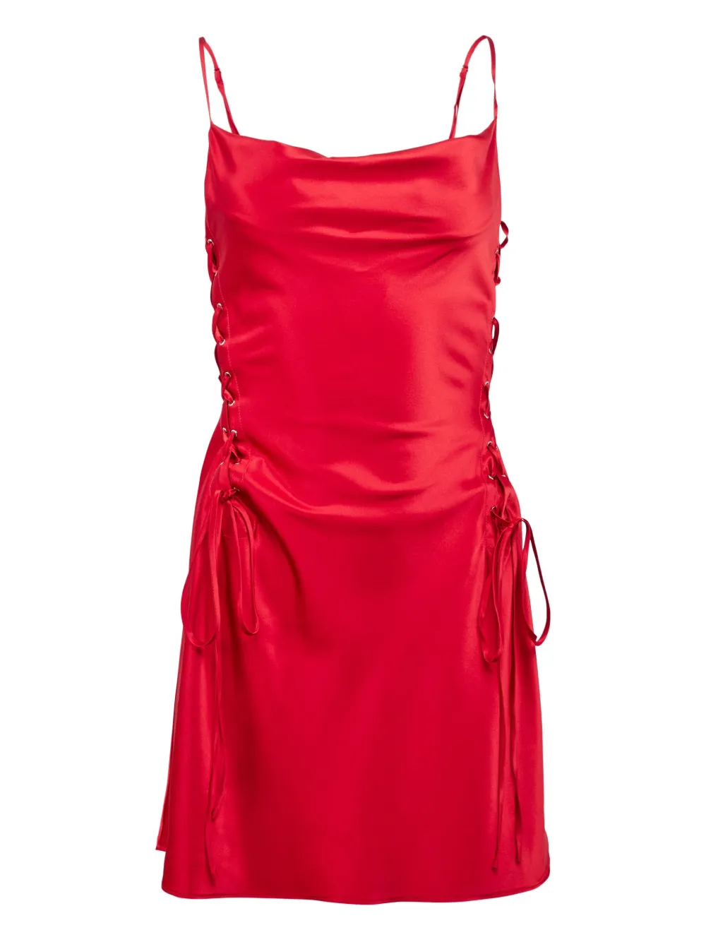 Fleur Du Mal Ella mini-jurk Rood