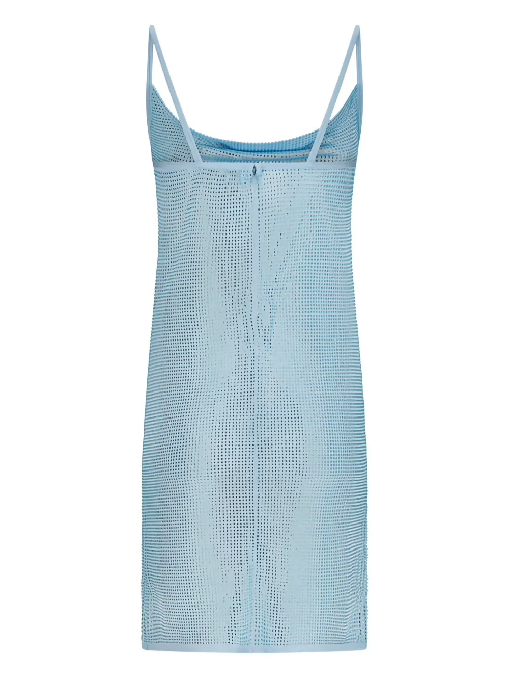 David Koma Mini-jurk met col en stras Blauw