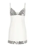 Retrofete sequin-embellished spaghetti-strap dress - White