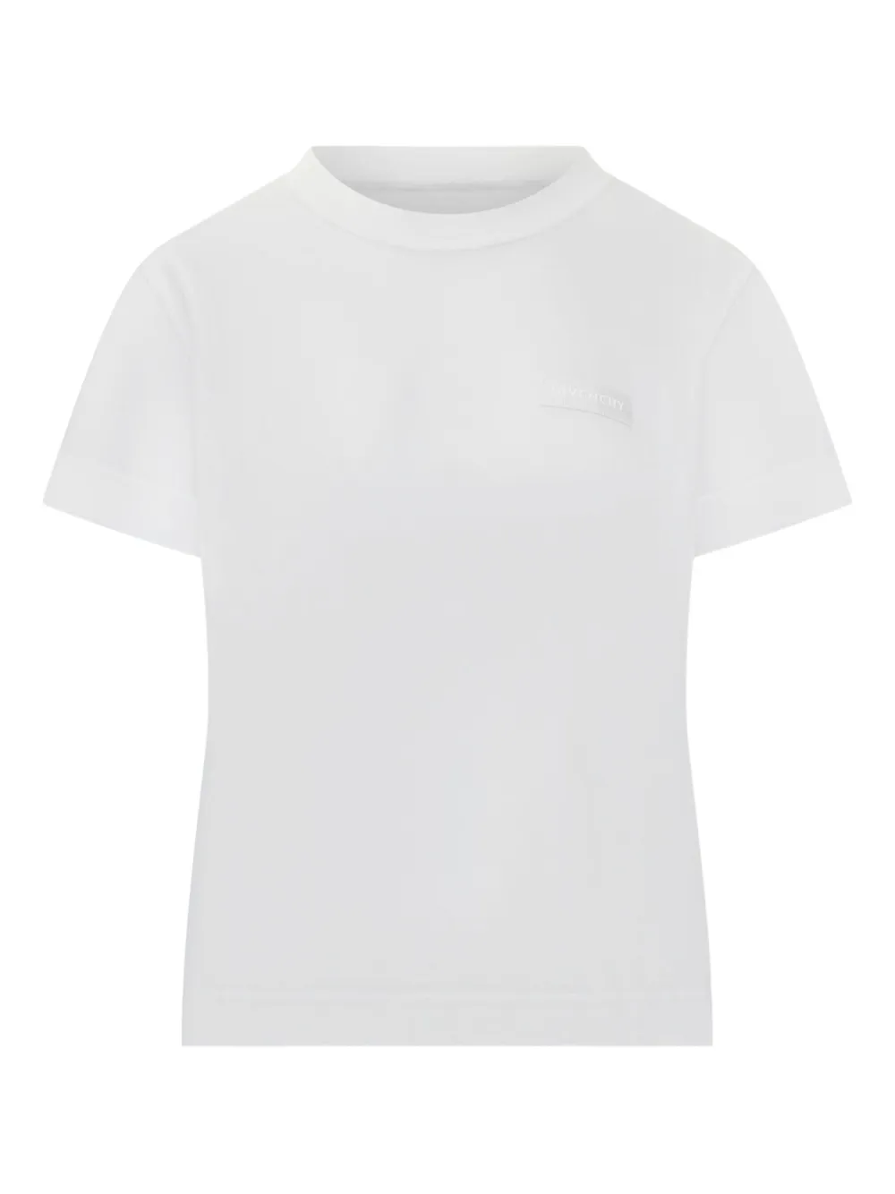 Givenchy T-shirt met geborduurd logo Wit