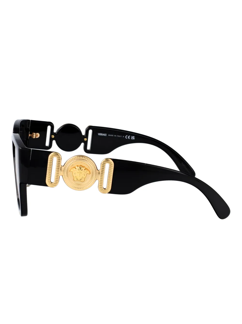 Versace Eyewear Medusa zonnebril met vierkant montuur Zwart