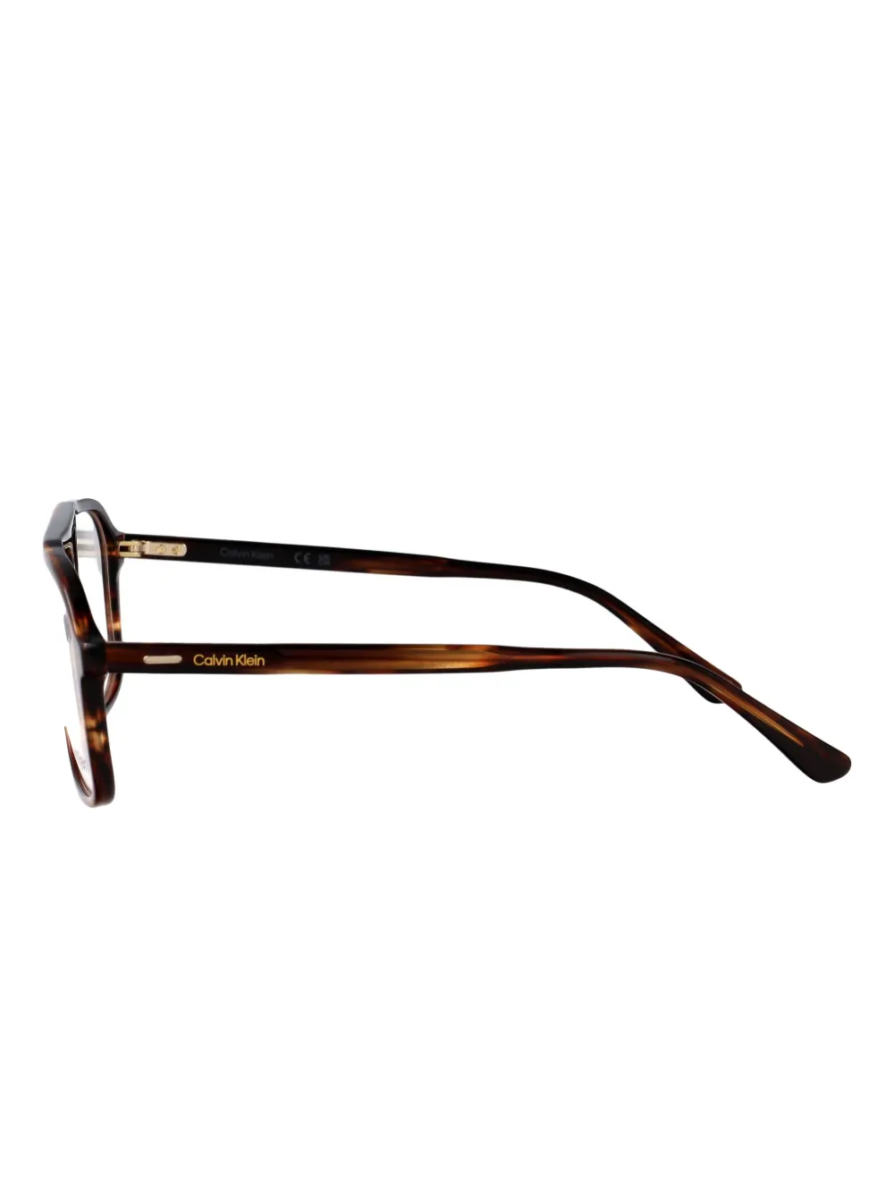 Calvin Klein tortoiseshell-pattern glasses Bruin