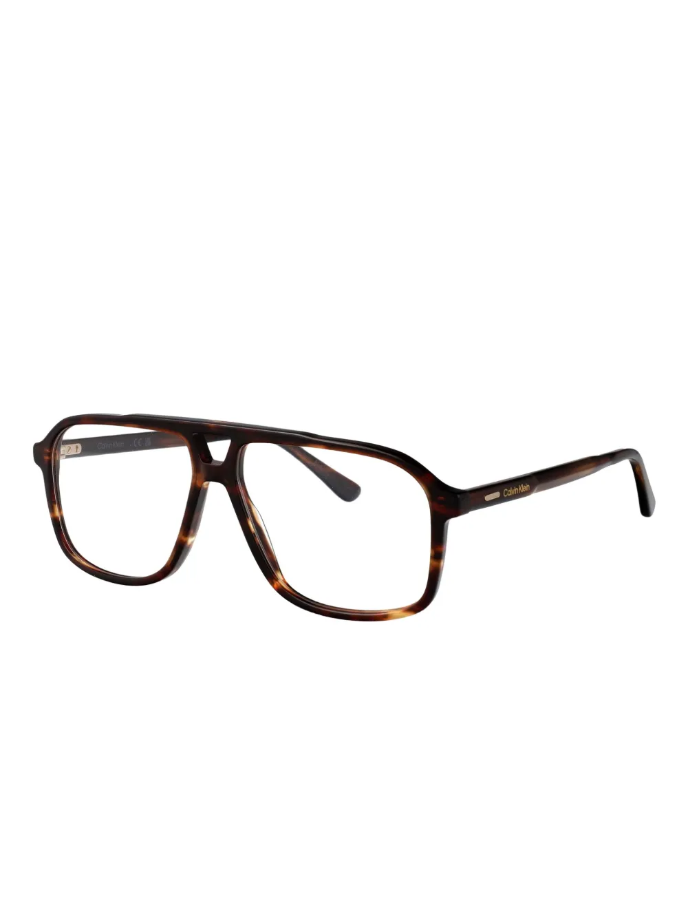 Calvin Klein tortoiseshell-pattern glasses Bruin