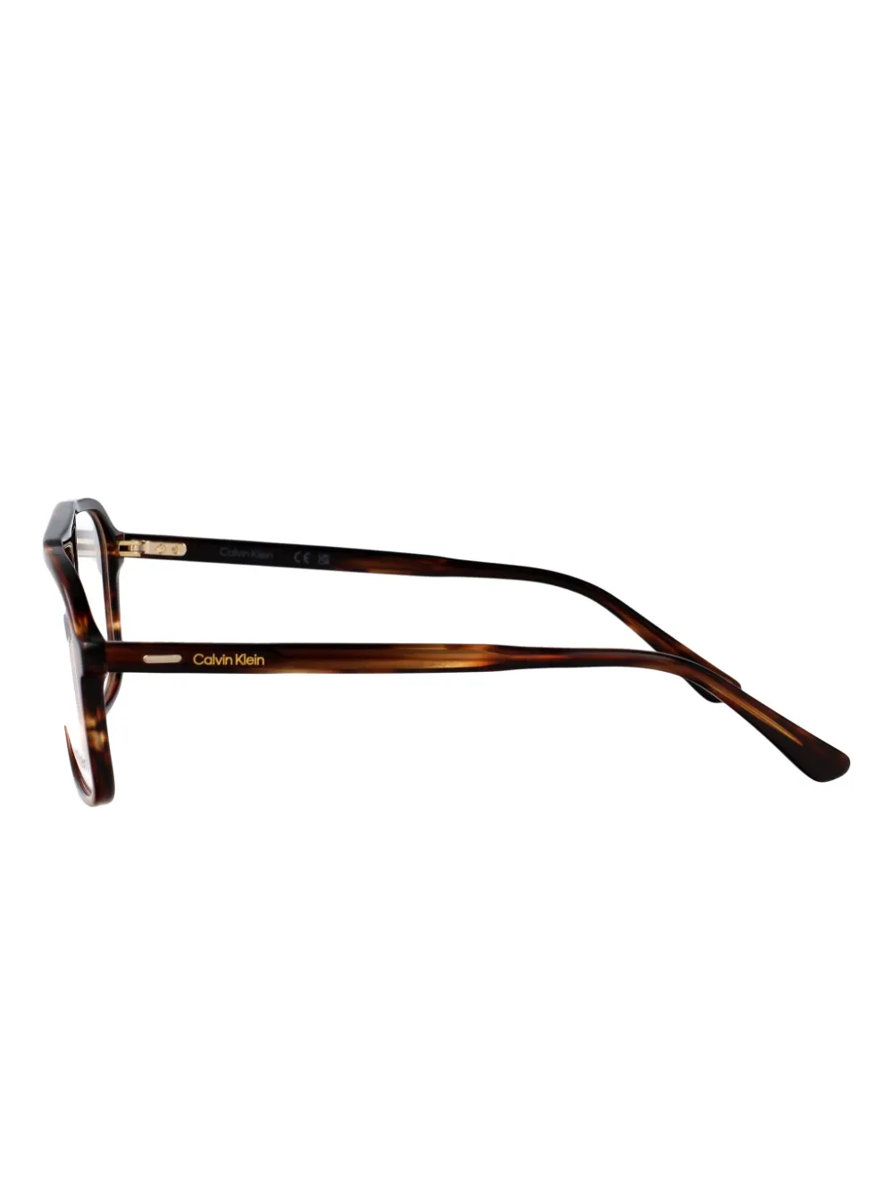 Calvin Klein tortoiseshell-pattern glasses Bruin