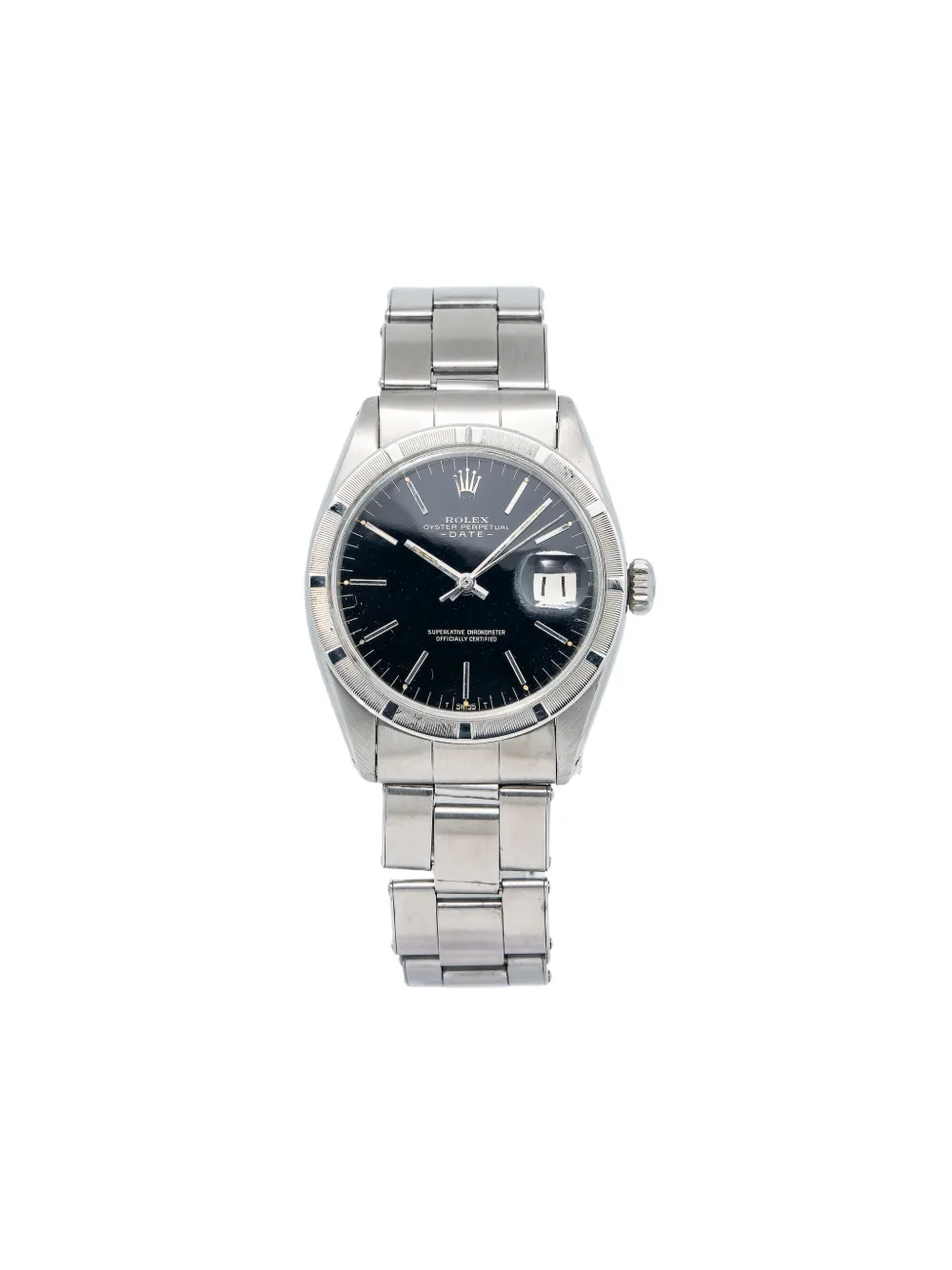 Rolex pre-owned Oyster Perpetual Date 35mm - シルバートーン Rolex pre-owned Oyster Perpetual Date 35mm - シルバートーン