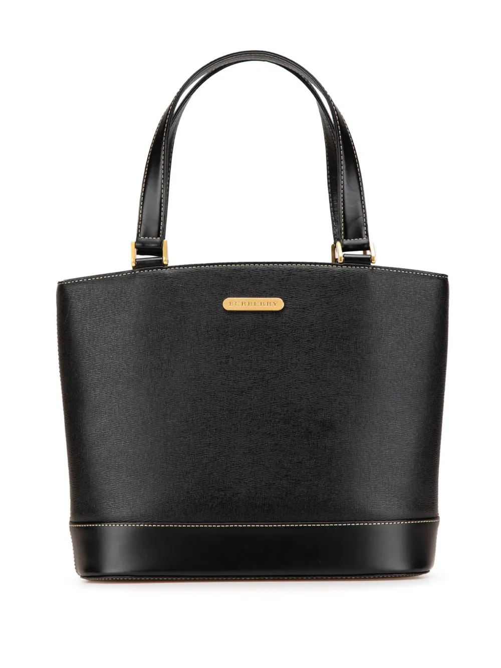 Burberry Pre-Owned 2000-2017 Leather tote bag | Black | Image 1