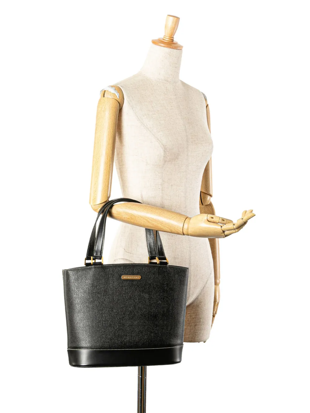 Burberry Pre-Owned 2000-2017 Leather tote bag | Pre-Owned | Image 2