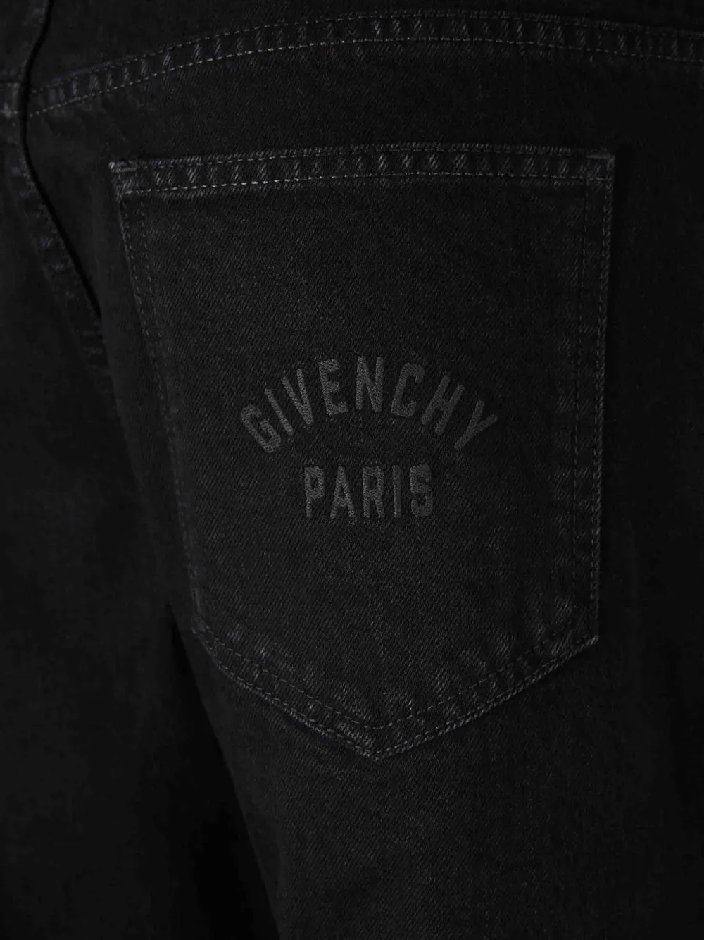 Givenchy Paris jeans met logo Zwart