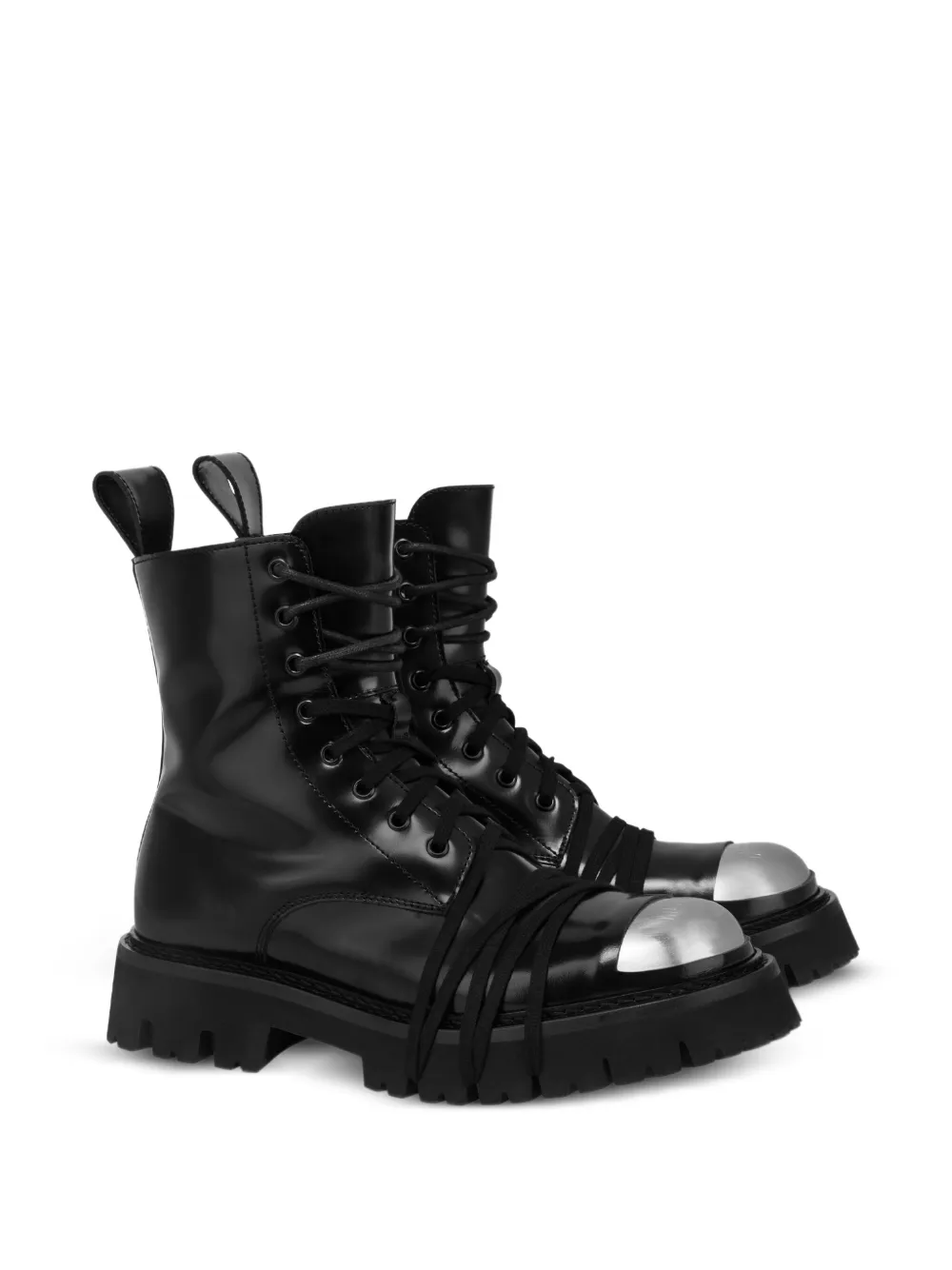 Moschino lace-up metal-toe combat boots | Combat Boots | Image 2