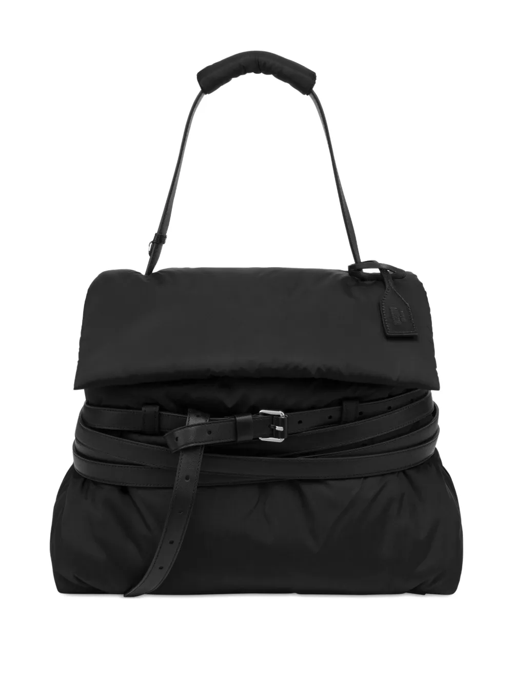 Moschino Tie M belted tote bag | Black | Image 1