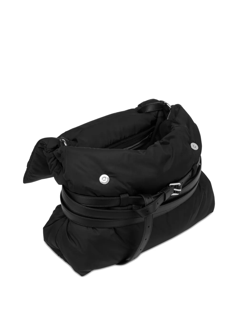 Moschino Tie M shopper met ceintuur Zwart