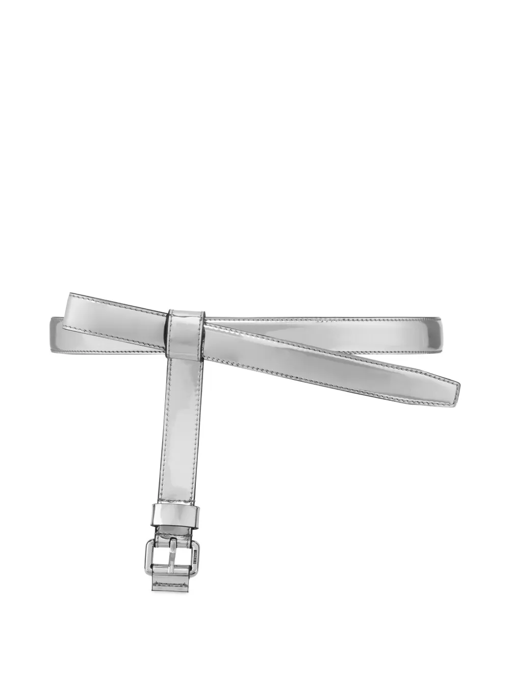 Moschino Gespriem met strikdetail - Zilver