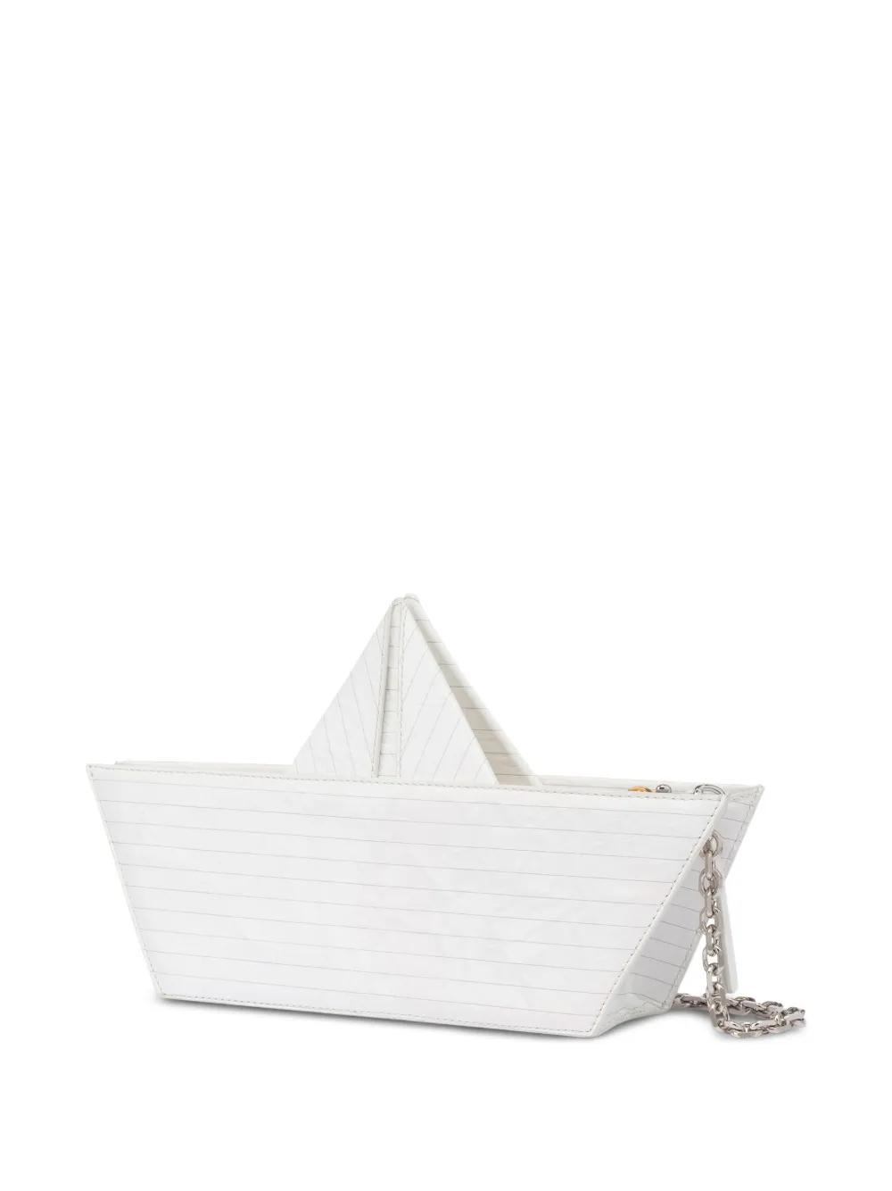 Moschino Clutch met bootpatroon Wit