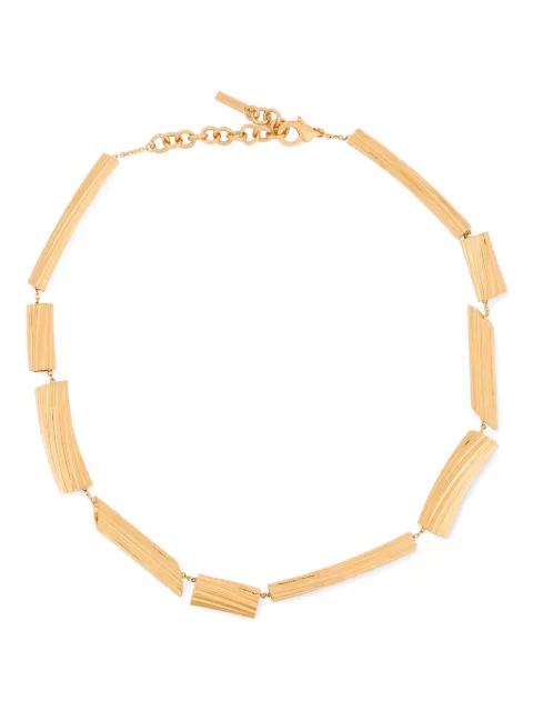 Moschino brass necklace