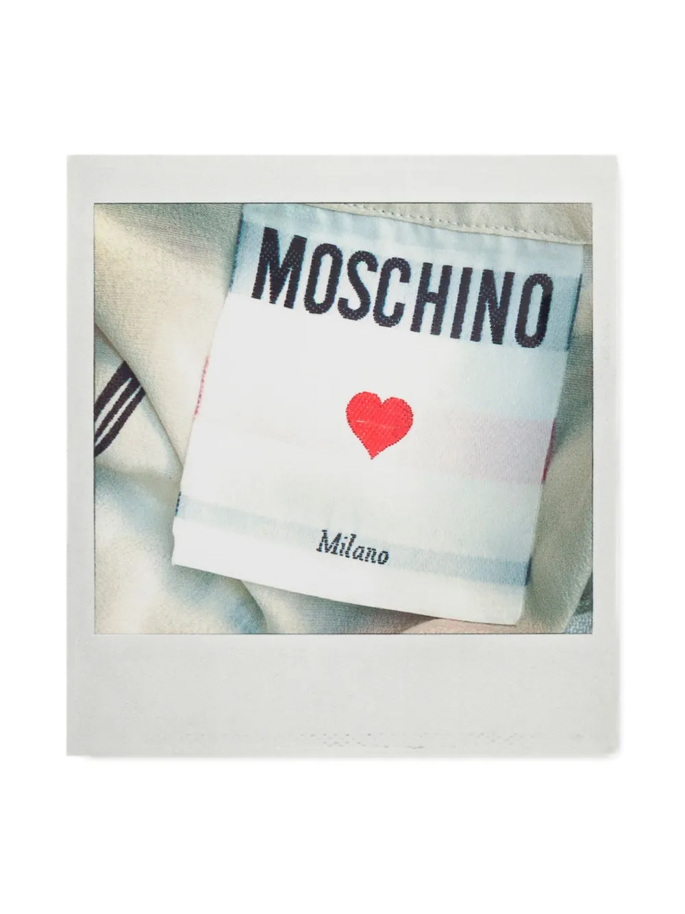 Moschino photo-print brooch | Silver | Image 1