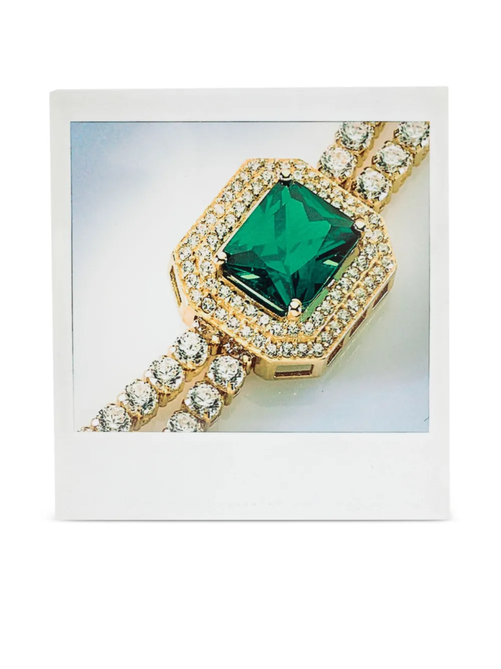 Moschino crystal-embellished brooch - Marrone