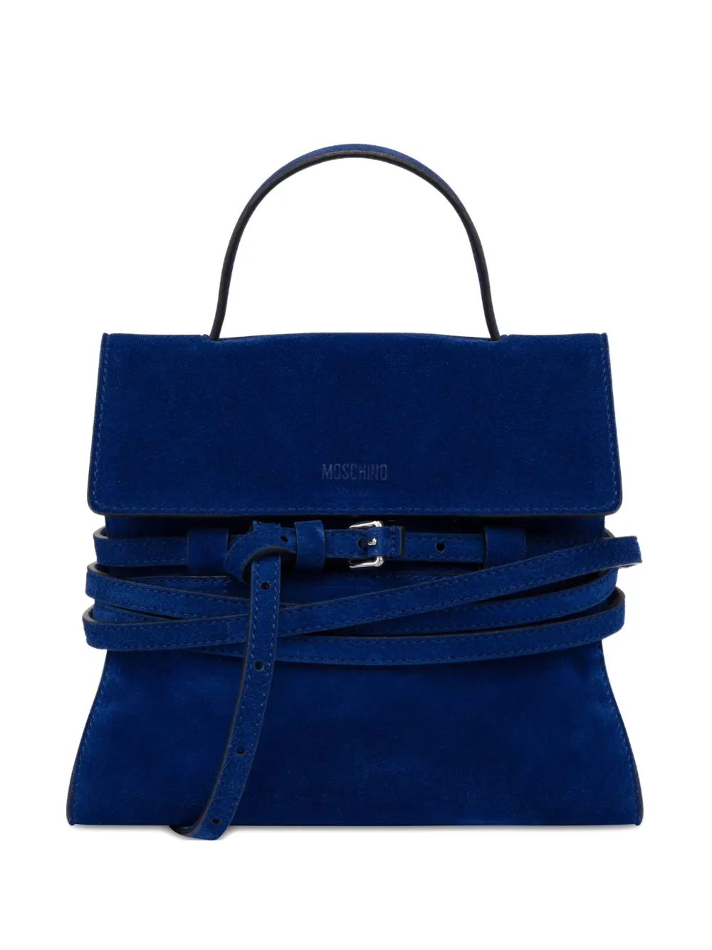 Moschino Suède shopper Blauw