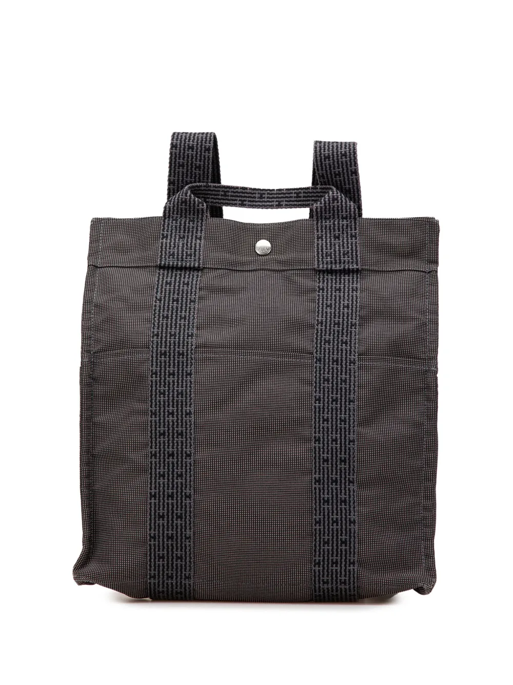 Hermès Pre-Owned sac à dos Herline MM en toile 20e siècle | gris | Image 1