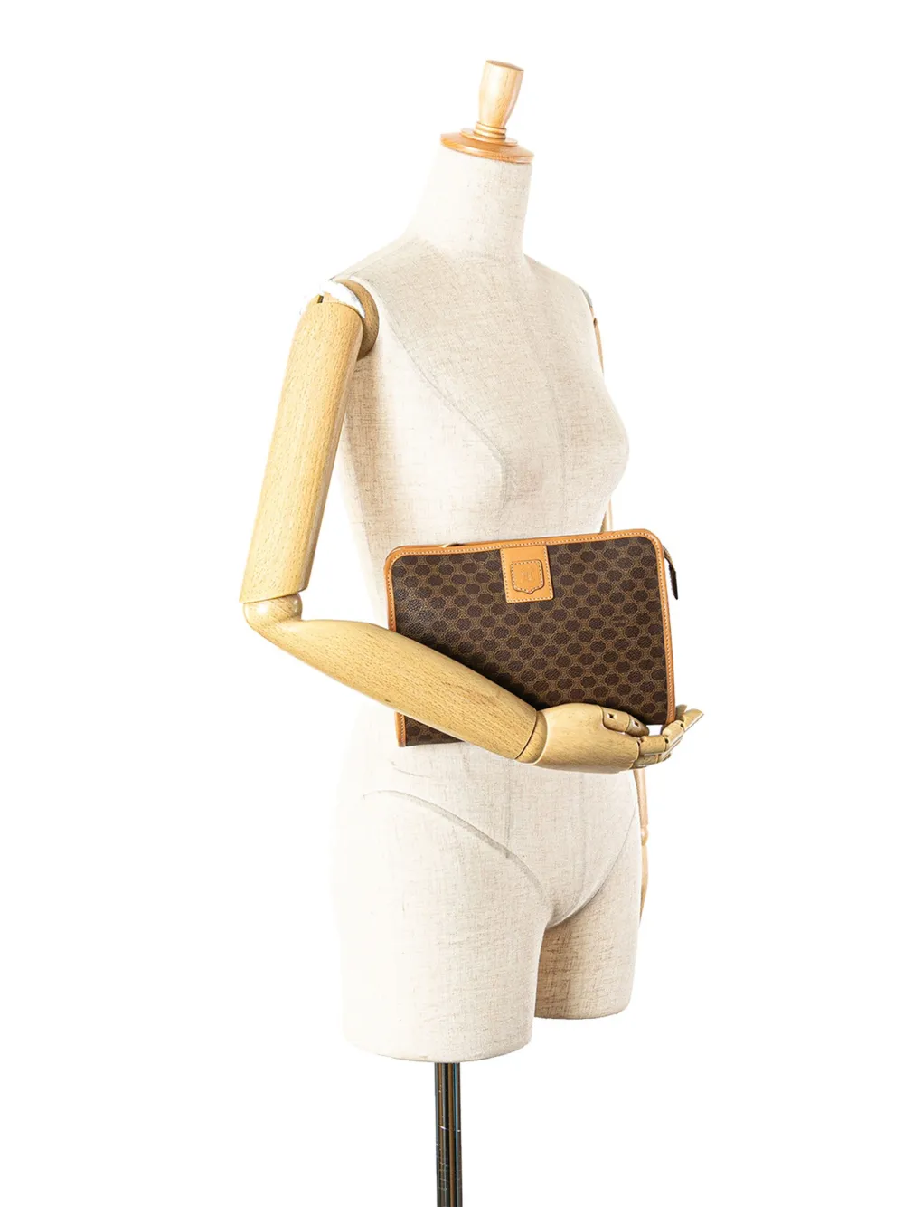 Céline Pre-Owned 2011 Macadam Coated Canvas clutch bag | Pre-Owned | Image 2