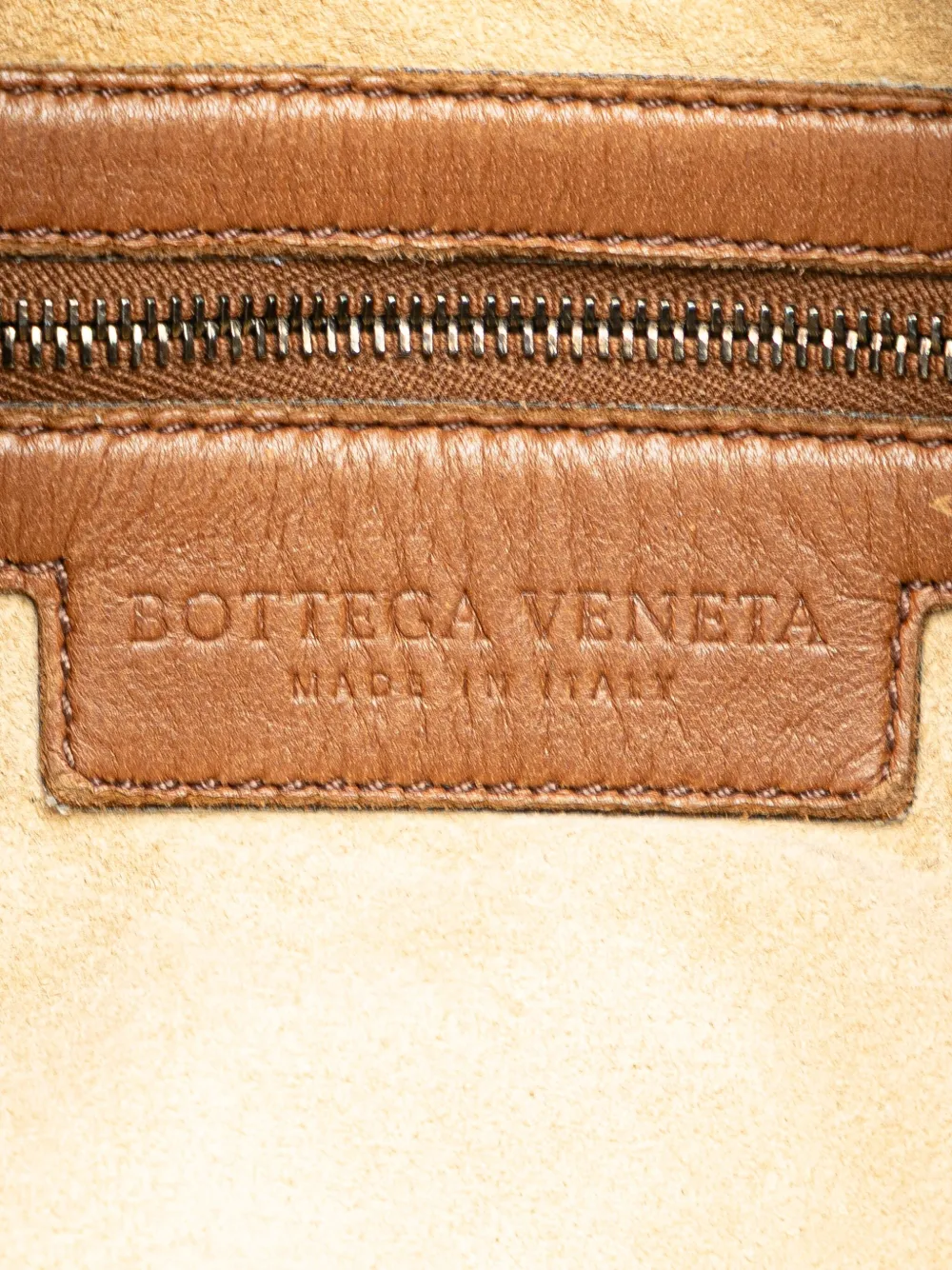 Pre-owned Bottega Veneta 2000-2007 Small Perforated Nappa Intrecciato Veneta Hobo Bag