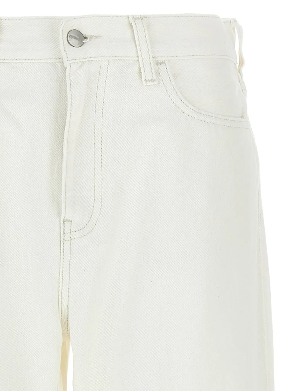Carhartt WIP Jeans met logopatch Wit