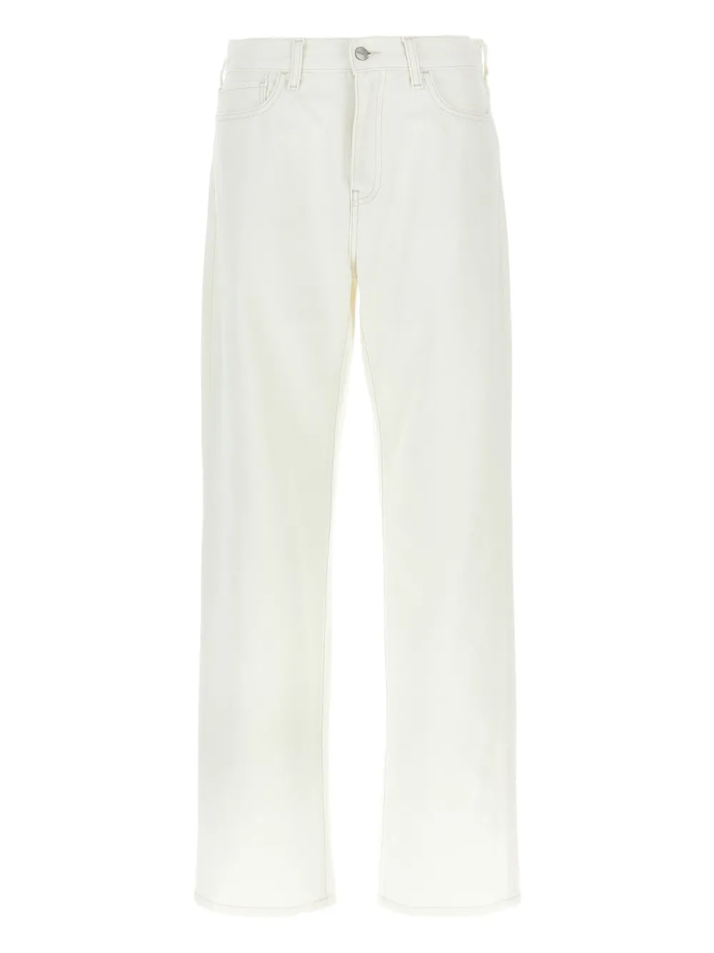 Carhartt WIP Jeans met logopatch Wit