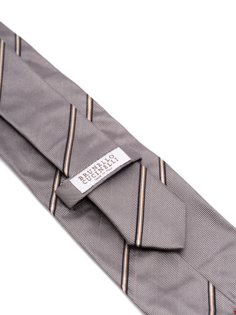 Brunello Cucinelli striped silk tie | Image 2