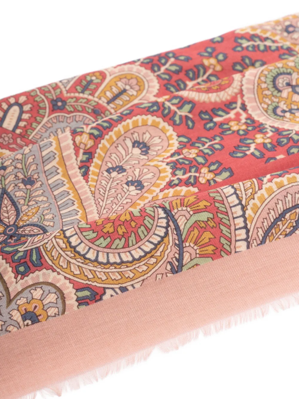 ETRO paisley-patterned scarf Roze