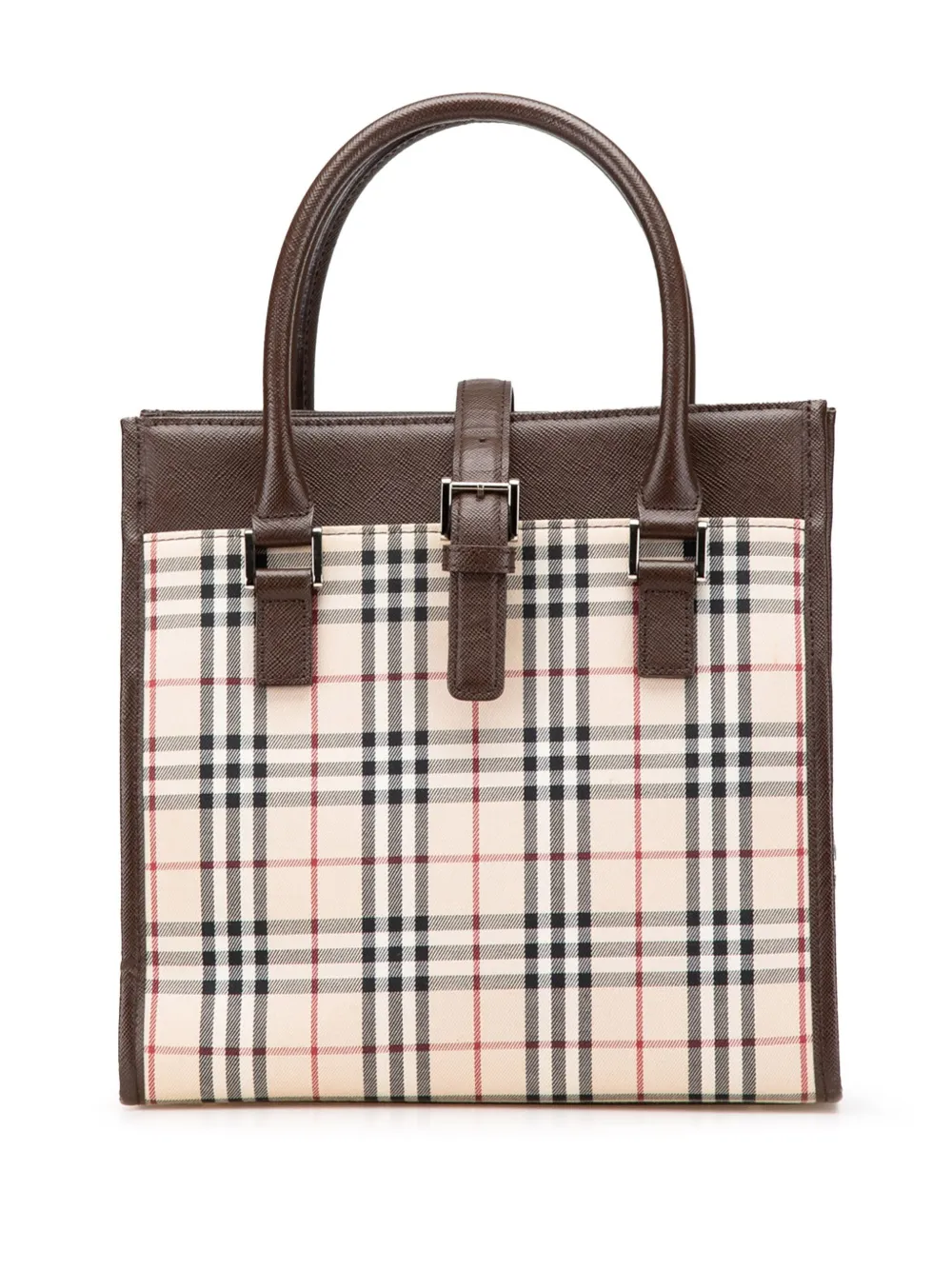 Burberry Pre-Owned 2000-2017 House Check Canvas tote bag | Brown | Image 1