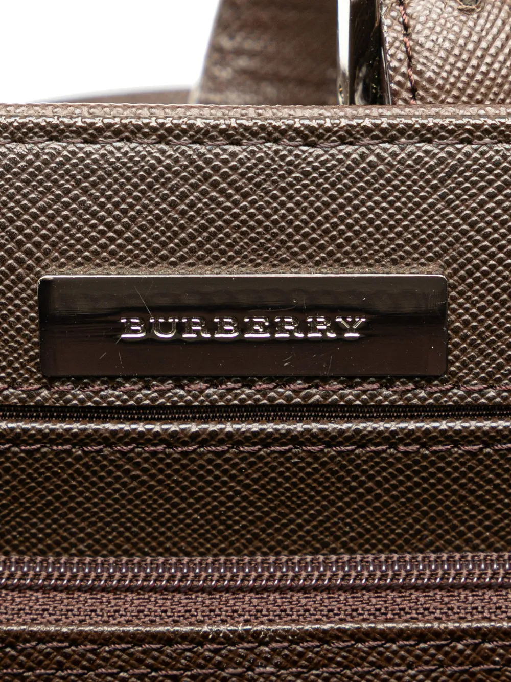 Pre-owned Burberry 2000-2017 House Check Canvas Tote Bag