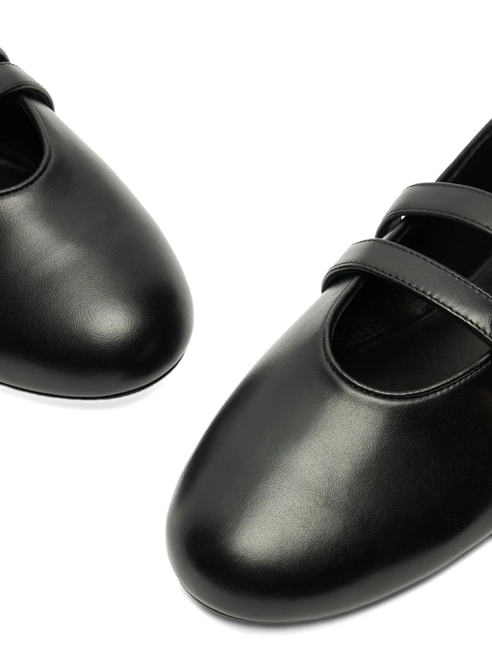 Stuart Weitzman Maeve 35 buckle-strap slingback ballerinas Black