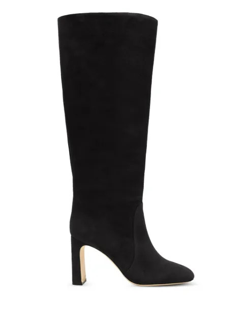 Stuart Weitzman 85MM block-heel suede boots