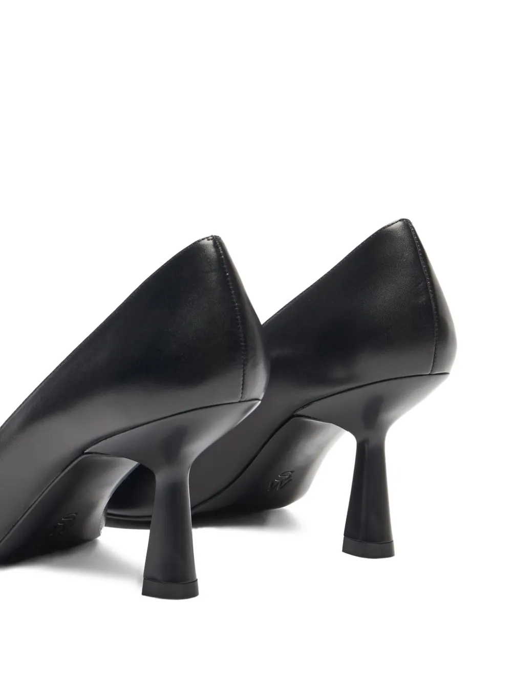 Stuart Weitzman 75mm Stuart Sculpt 75 pointed-toe sculpted-heel pumps Black