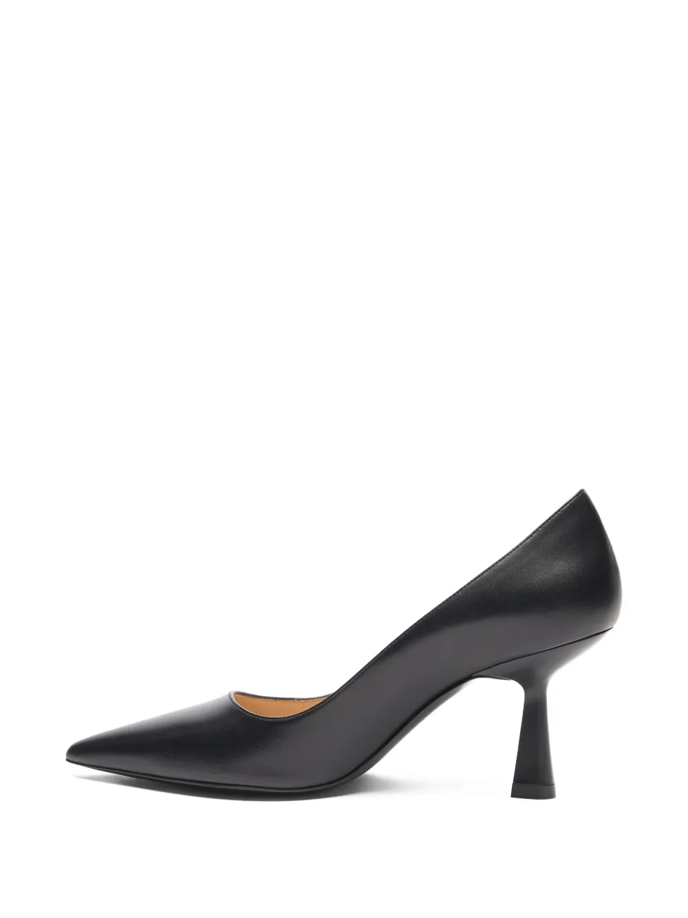 Stuart Weitzman 75mm Stuart Sculpt 75 pointed-toe sculpted-heel pumps Black