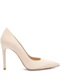Stuart Weitzman pointed-toe suede pumps - Neutrals