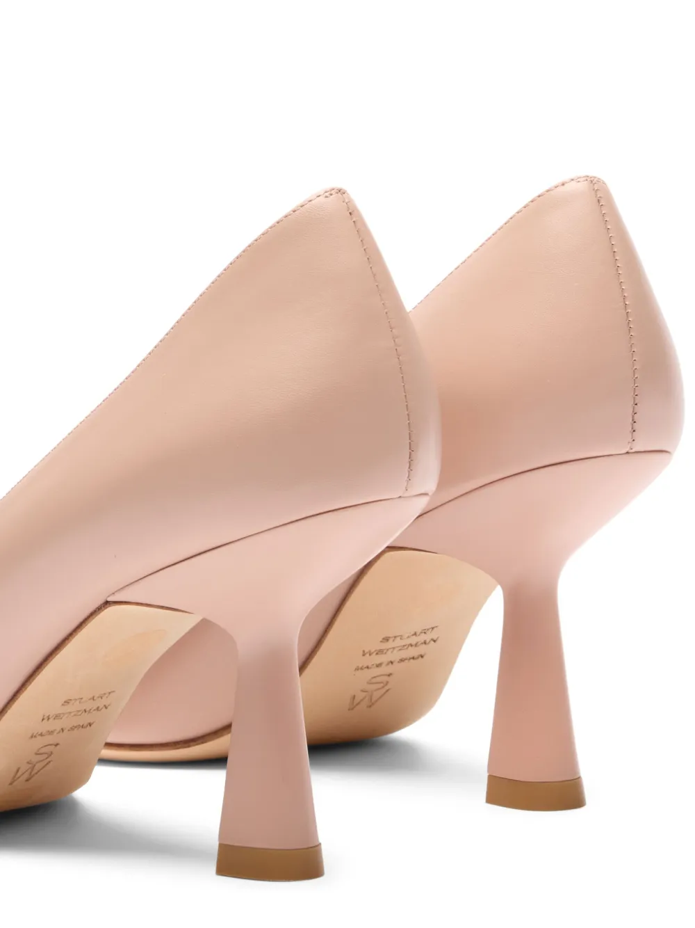 Stuart Weitzman 75mm Stuart Sculpt 75 pointed-toe pumps Neutrals