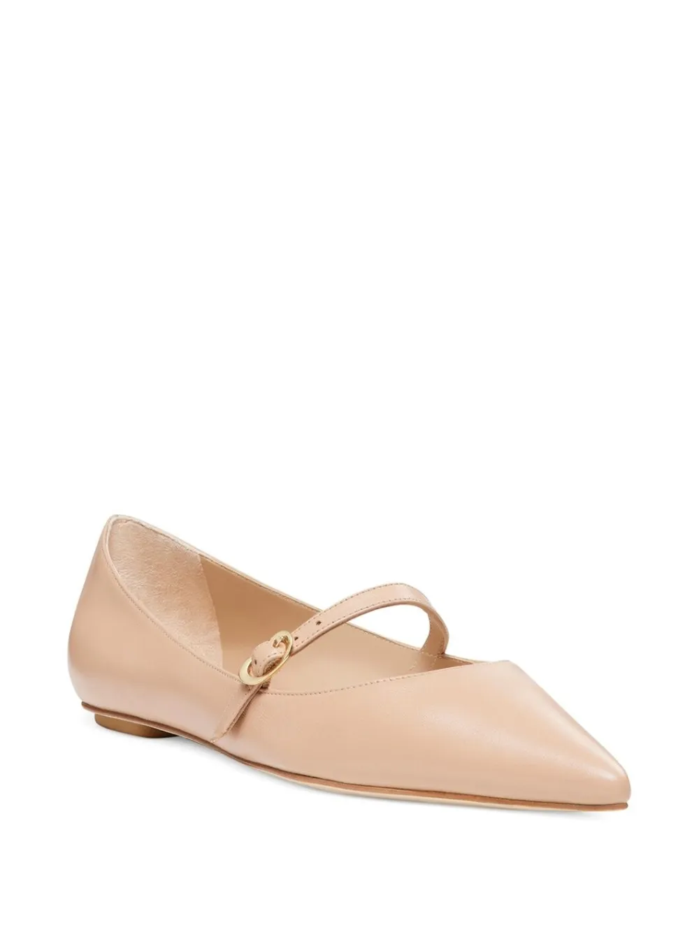 Stuart Weitzman Emilia pointed-toe ballet flats Neutrals