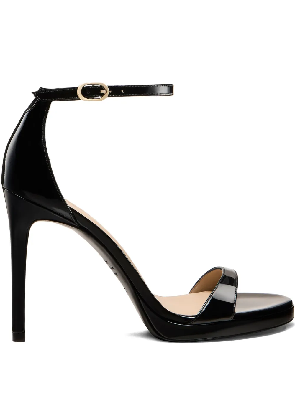 Stuart Weitzman Platform Ankle-strap Sandals In Black