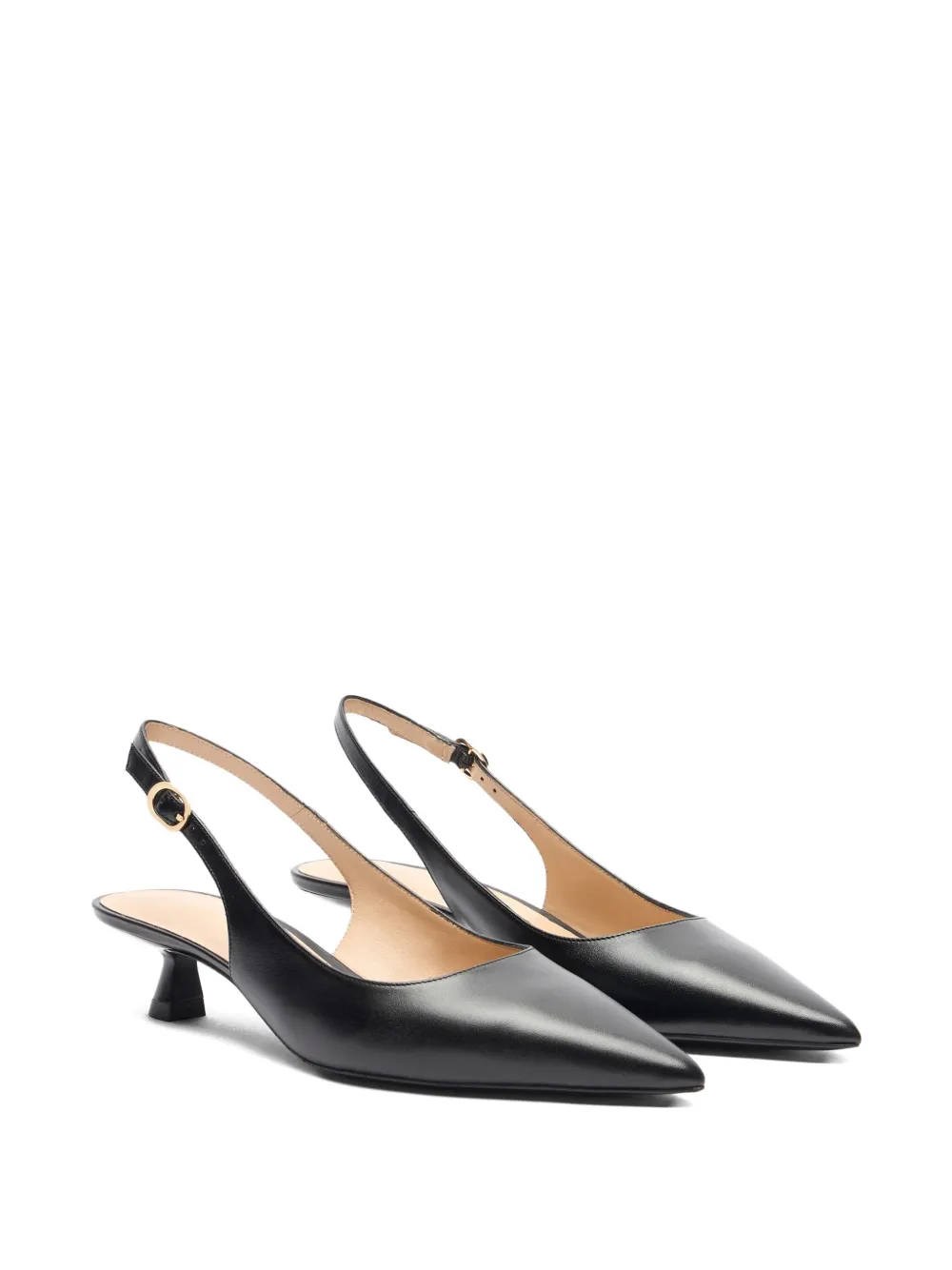 Stuart Weitzman 35mm Stuart Sculpt slingback pumps Black