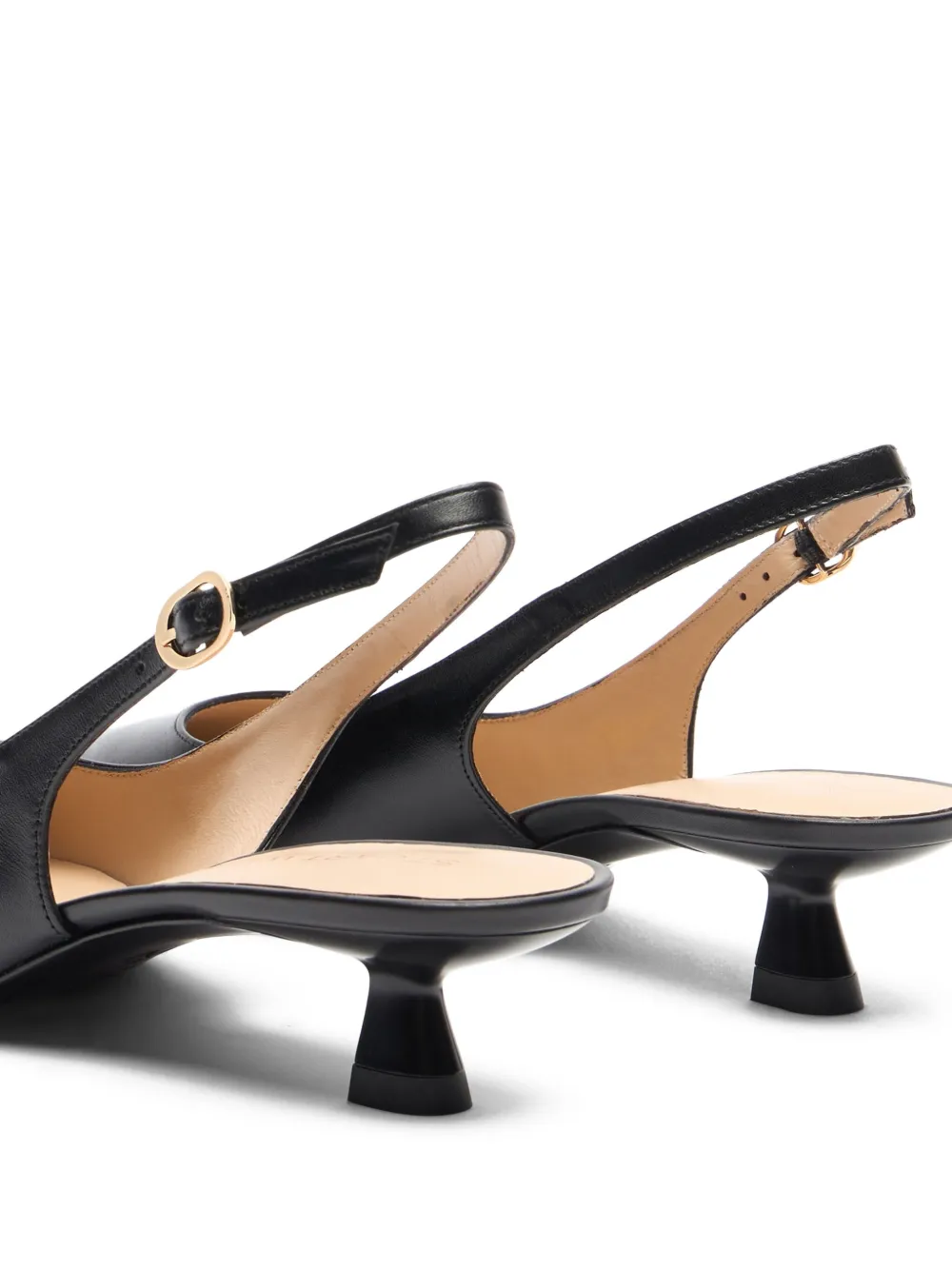 Stuart Weitzman 35mm Stuart Sculpt slingback pumps Black
