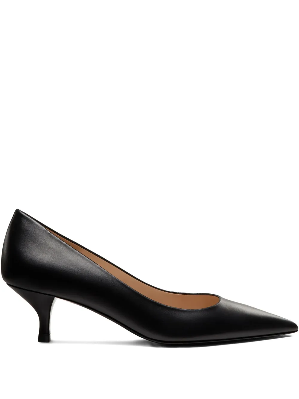 Stuart Weitzman 50mm Power Pointed-toe Pumps In Black